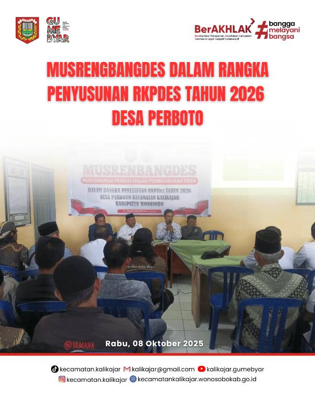 Musrenbangdes Desa Perboto: Menyusun Rencana Pembangunan Desa Tahun 2026